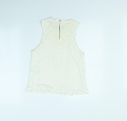 New Look Girls White   Basic Tank Size 12 Years