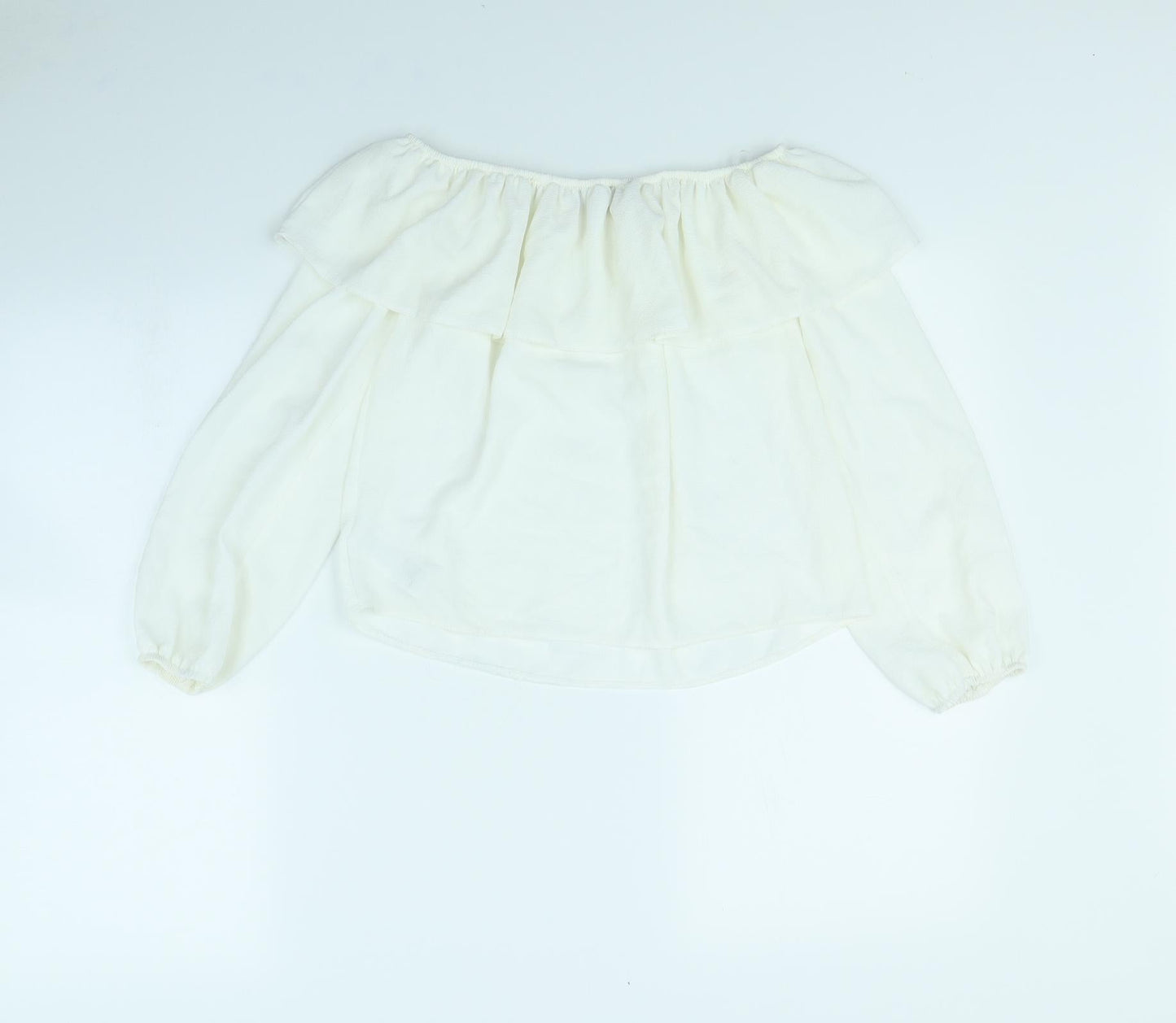 New Look Womens Ivory   Basic Blouse Size 8