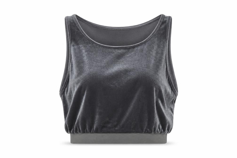 Womens UK Size 10 Missguided Grey Basic T-Shirt