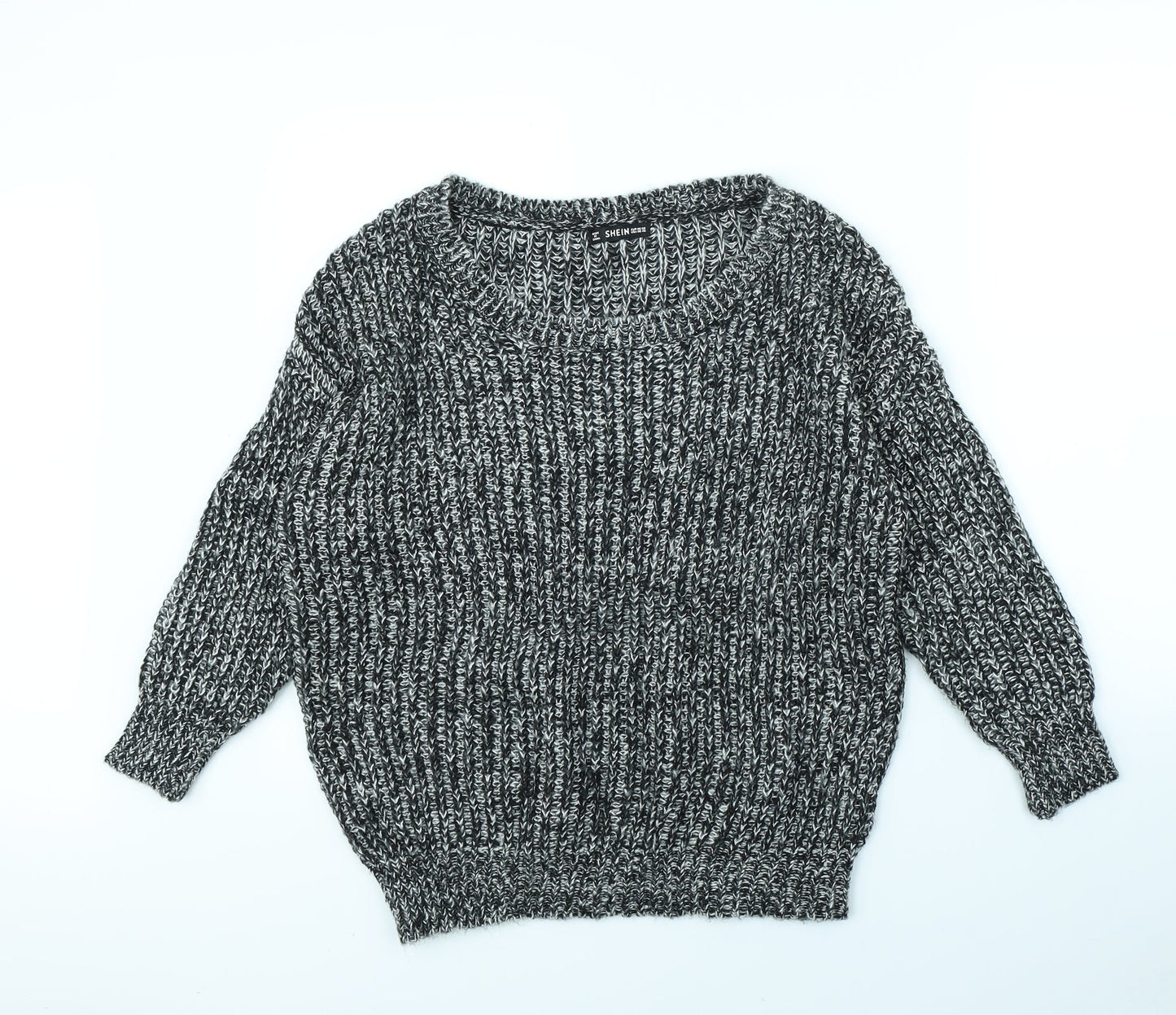 SheIn Womens Black   Pullover Jumper One Size