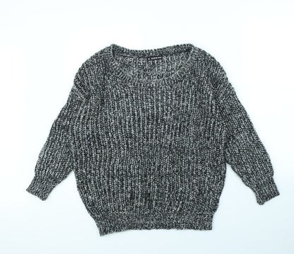 SheIn Womens Black   Pullover Jumper One Size