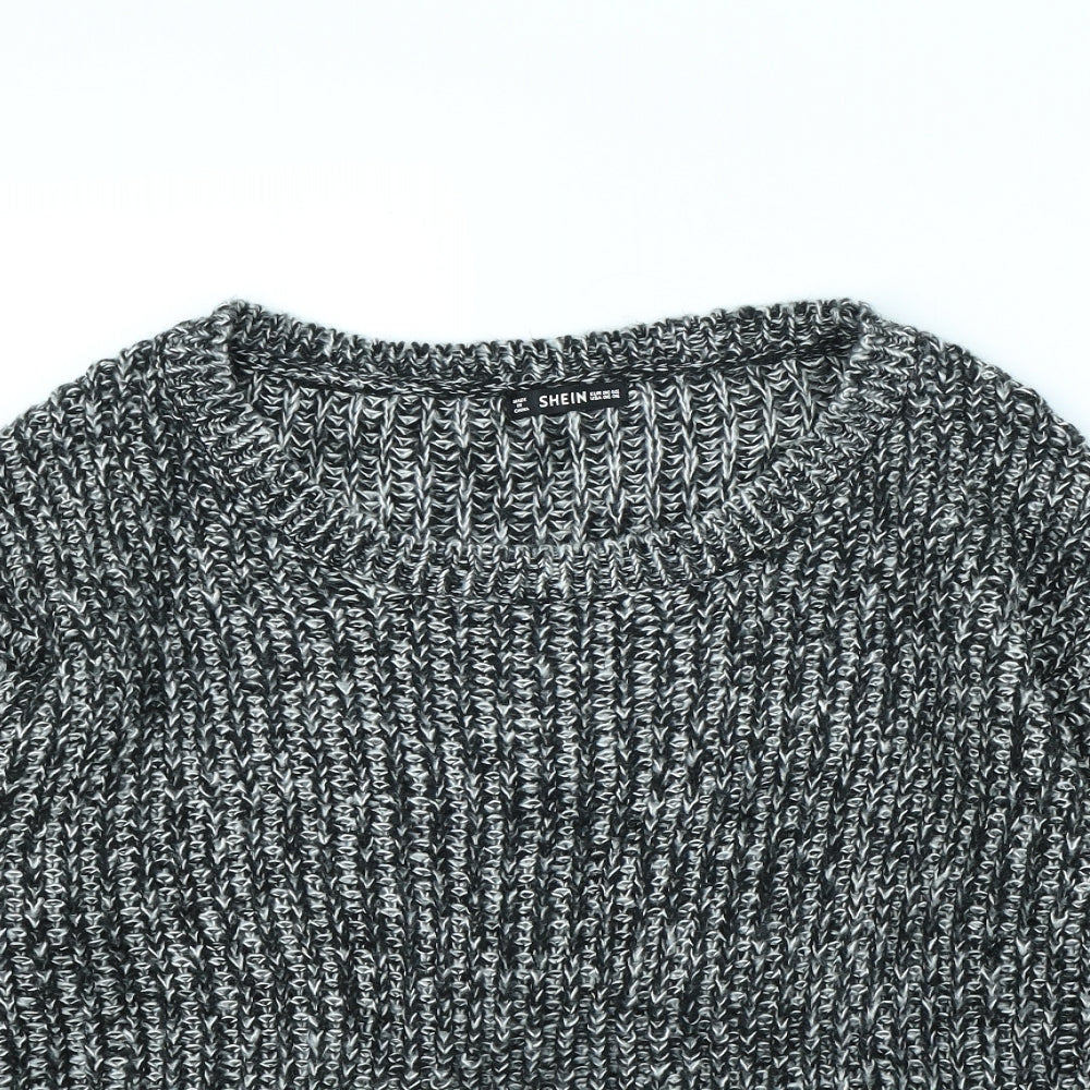 SheIn Womens Black   Pullover Jumper One Size