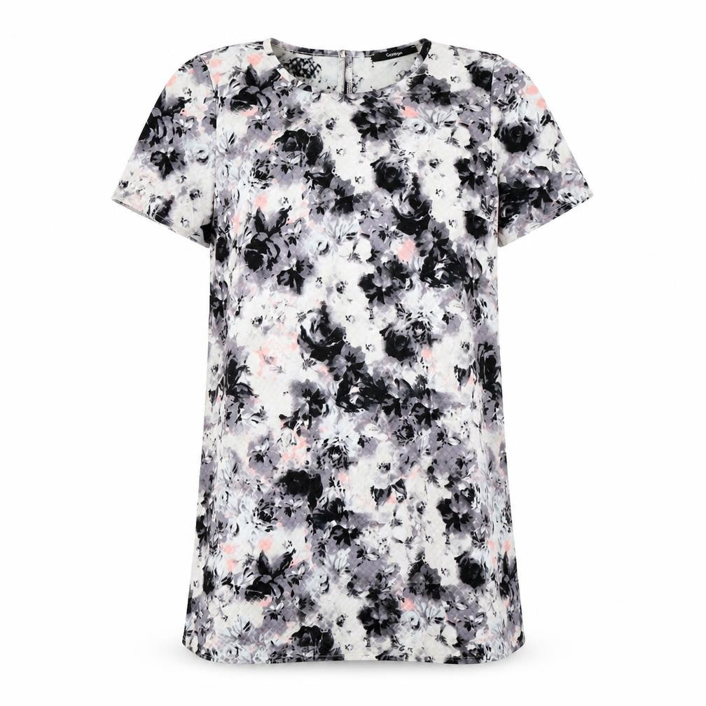 George Womens Black Colourblock  Mini  Size 10