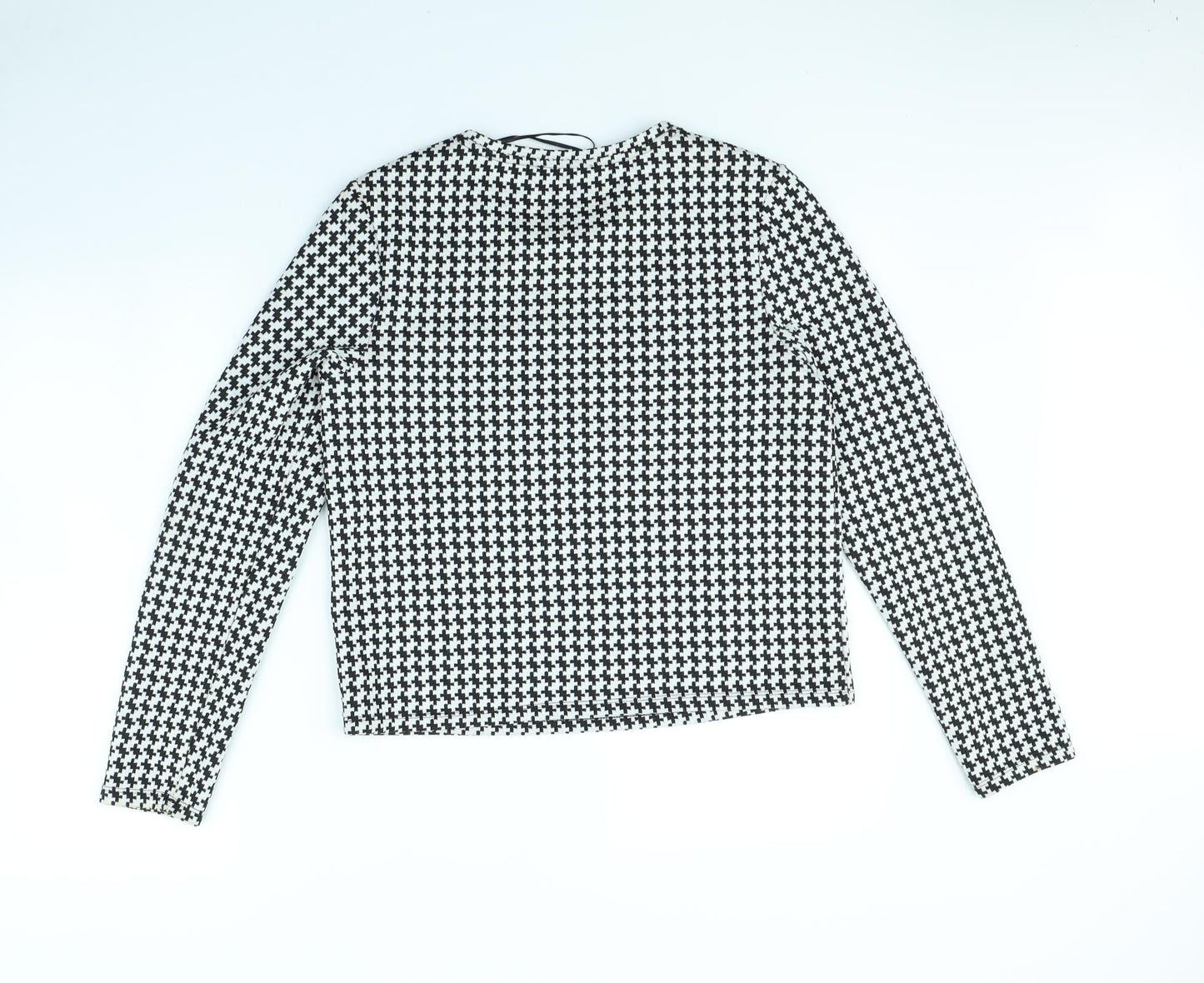 George Womens White Herringbone  Pullover Jumper Size 12