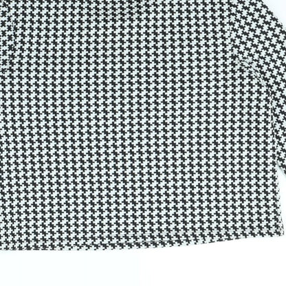 George Womens White Herringbone  Pullover Jumper Size 12