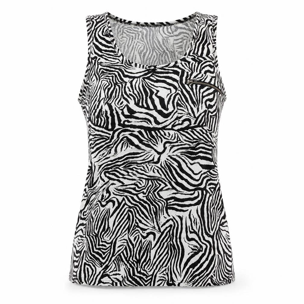 Womens UK Size M Zara White Basic Tank