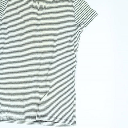 Womens UK Size M Mango White Basic T-Shirt