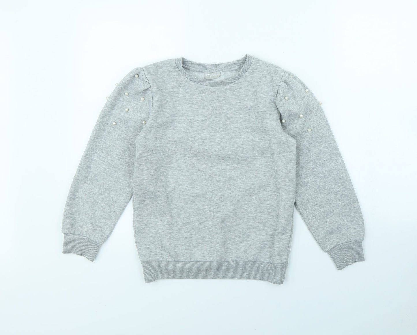 I Love Girlswear Girls Grey   Pullover Jumper Size 9 Years
