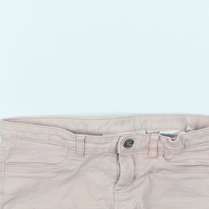 H&M Boys Pink  Denim Cargo Shorts Size 8 Years