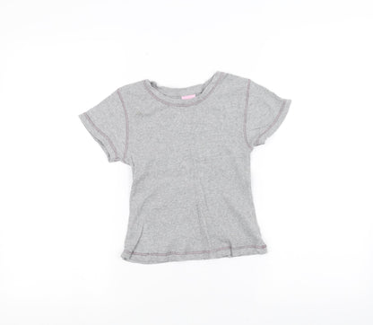 Cherokee Girls Grey   Basic T-Shirt Size 9-10 Years