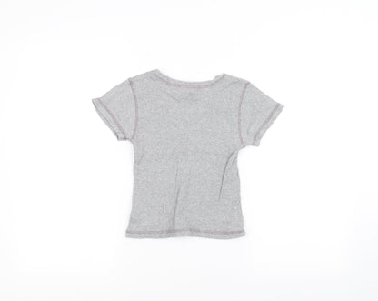Cherokee Girls Grey   Basic T-Shirt Size 9-10 Years