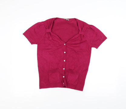 John Lewis Womens Pink   Cardigan Jumper Size S