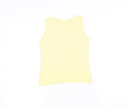 Disney Girls Yellow   Basic Tank Size 10 Years
