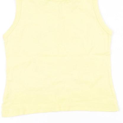 Disney Girls Yellow   Basic Tank Size 10 Years