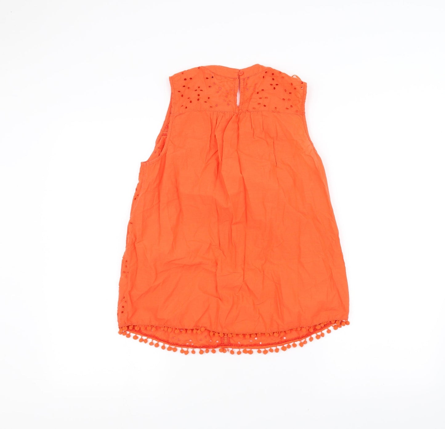 TU Womens Orange   Basic T-Shirt Size 10