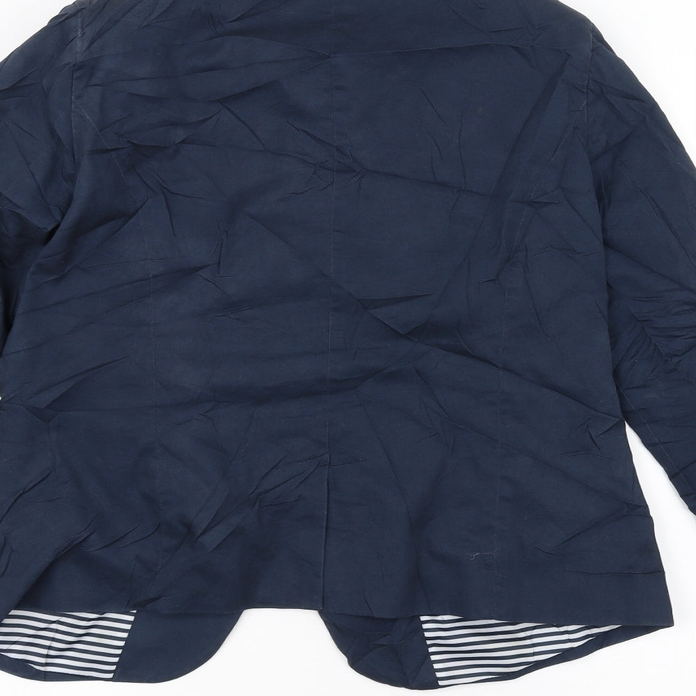 Quba & Co Womens Blue   Jacket  Size 10