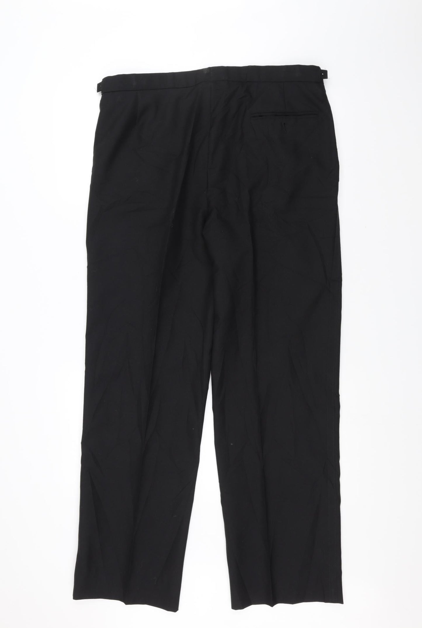 Premiere Mens Black   Trousers  Size 34 L30 in