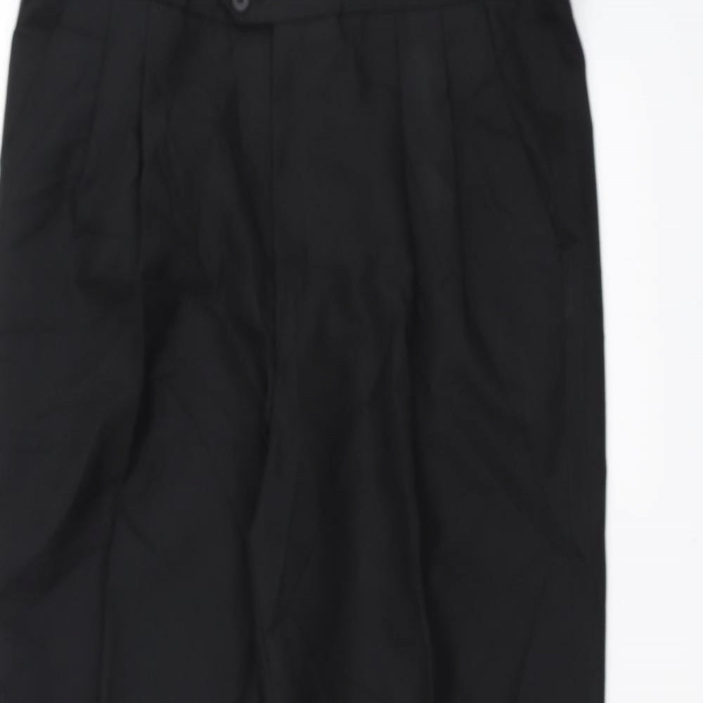 Premiere Mens Black   Trousers  Size 34 L30 in