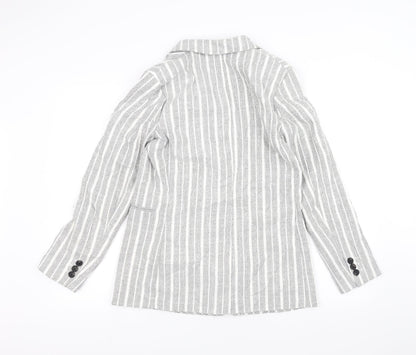 Womens UK Size 8 H&M Grey Jacket