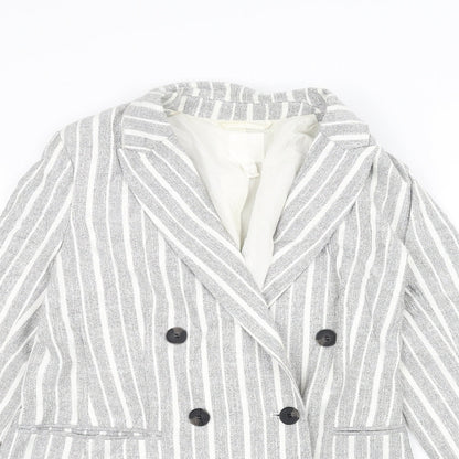Womens UK Size 8 H&M Grey Jacket