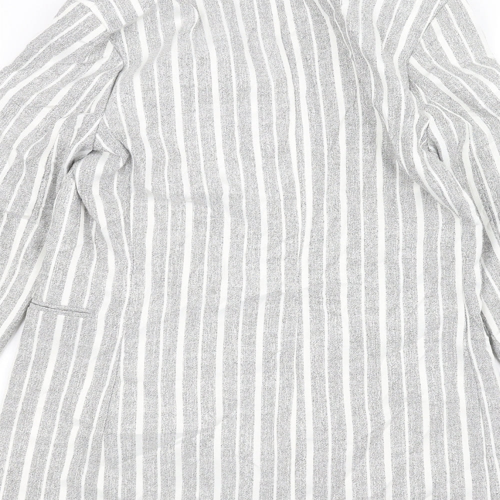 Womens UK Size 8 H&M Grey Jacket