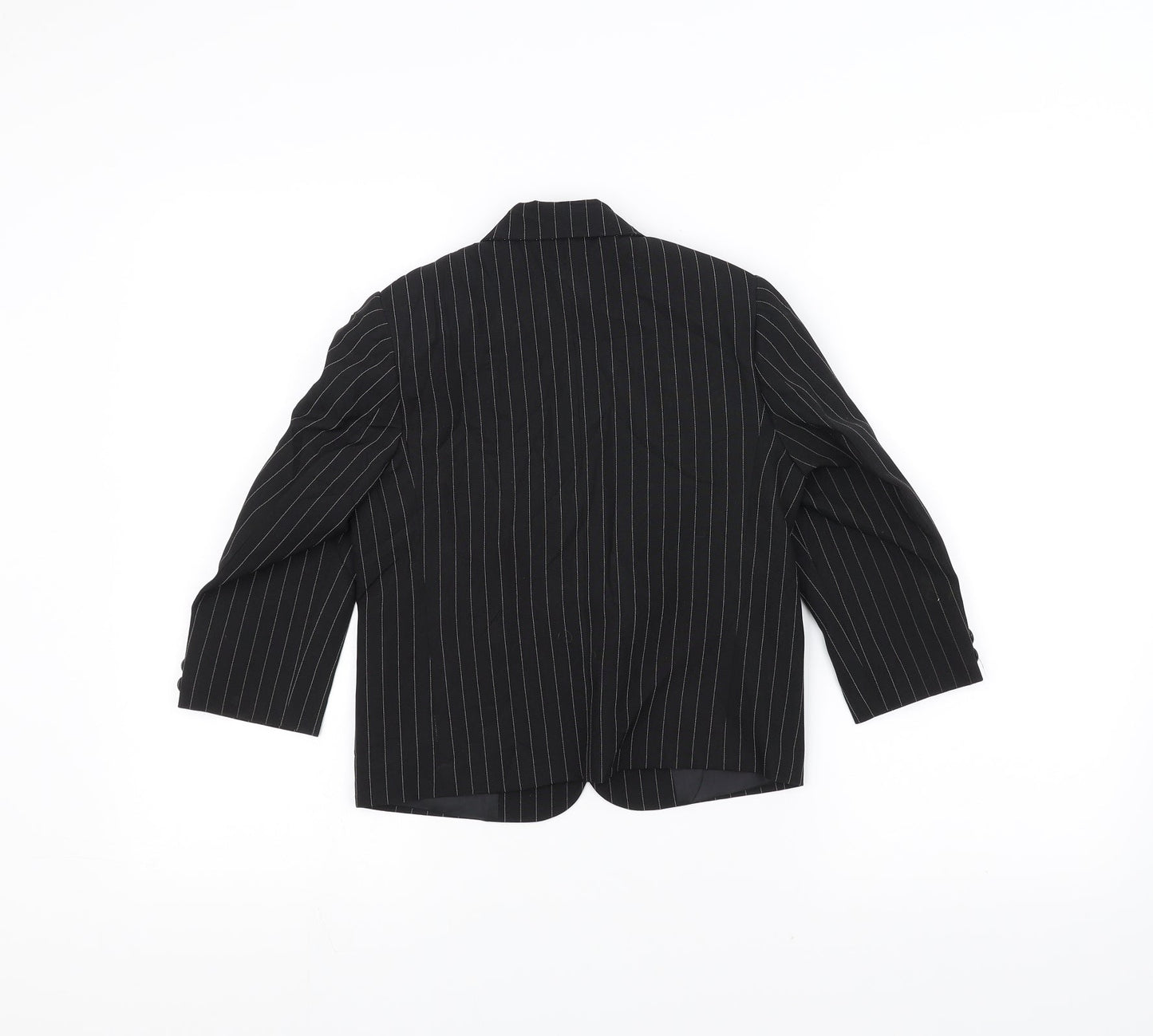 Preworn Boys Blue Striped  Jacket  Size 3 Years