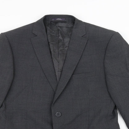 Mens UK Size 38 Marks and Spencer Regular Grey Suit Jacket