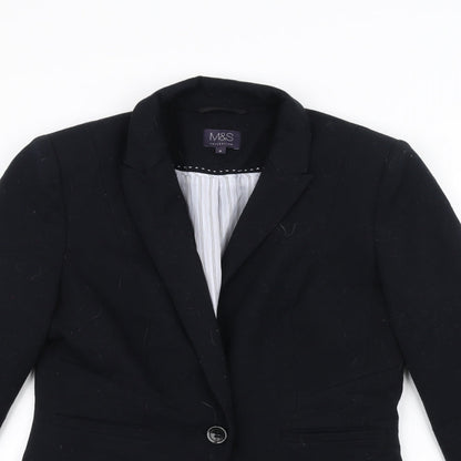 Marks and Spencer Womens Blue   Jacket  Size 8