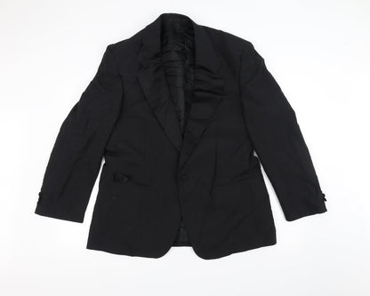 Mens UK Size 42 Burton Regular Black Suit Jacket