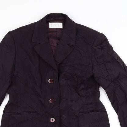 precise petite Womens Purple   Jacket  Size 10