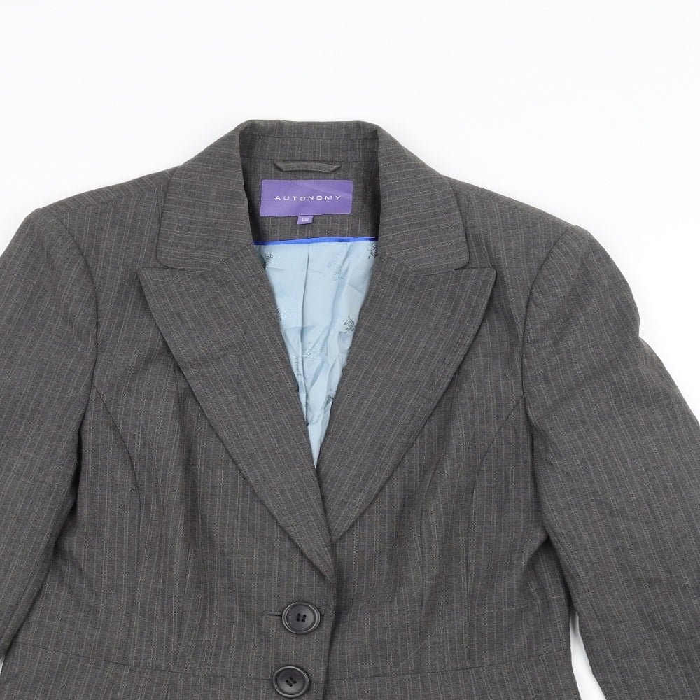 Autonomy Womens Grey   Jacket  Size 12