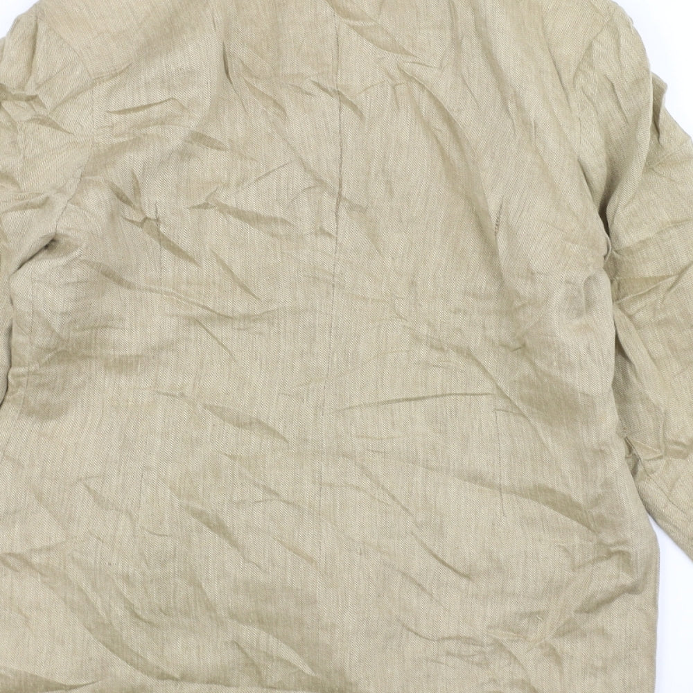 Womens UK Size 10 Oasis Brown Jacket