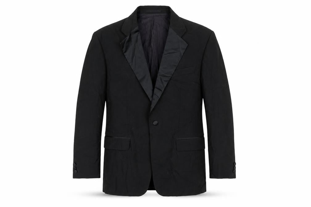Mens UK Size 40 Preworn Regular Black Suit Jacket