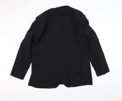 Mens UK Size 40 Preworn Regular Black Suit Jacket