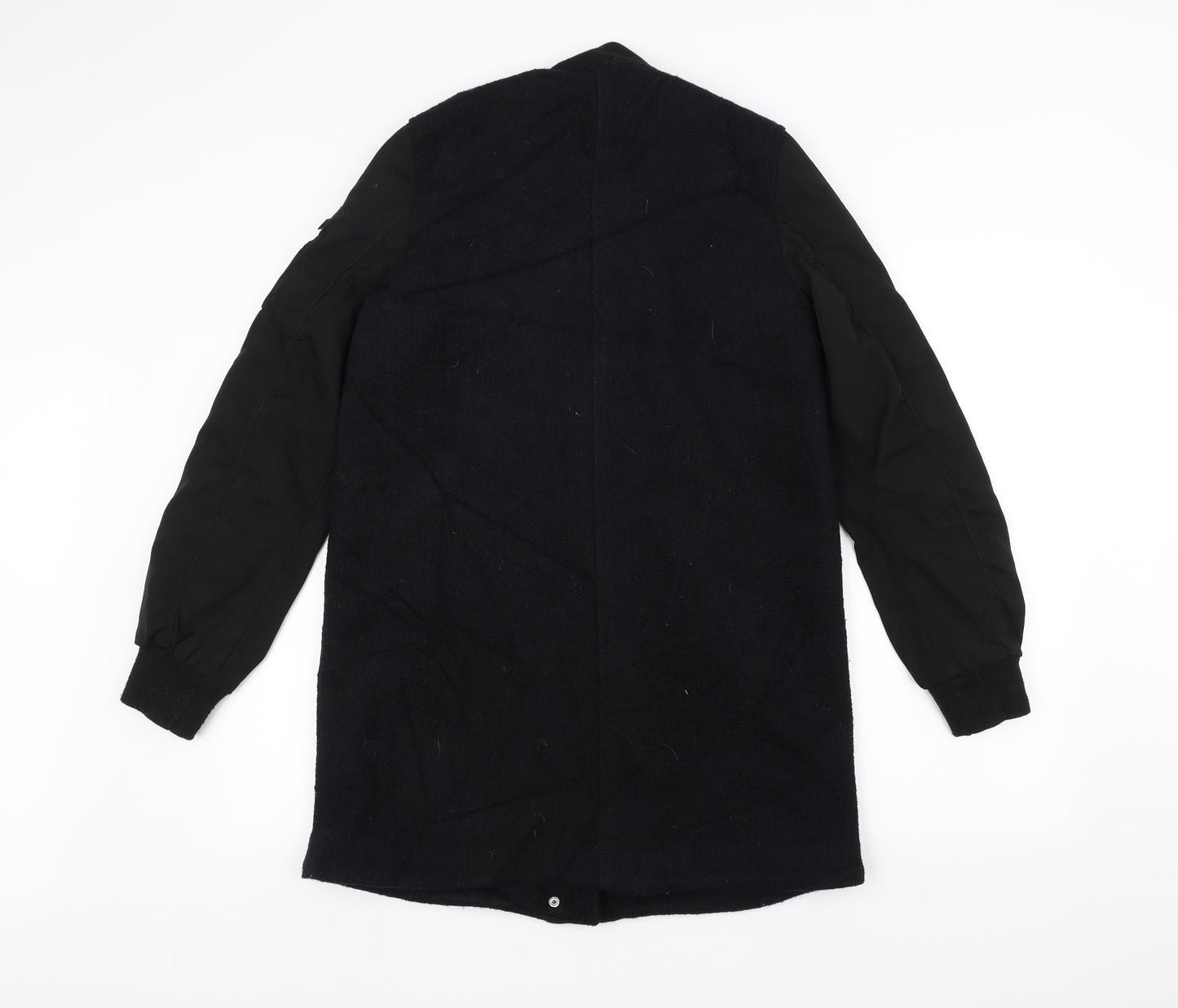 Mens UK Size  H&M Black Pea Coat