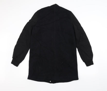 Mens UK Size  H&M Black Pea Coat