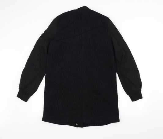 Mens UK Size  H&M Black Pea Coat