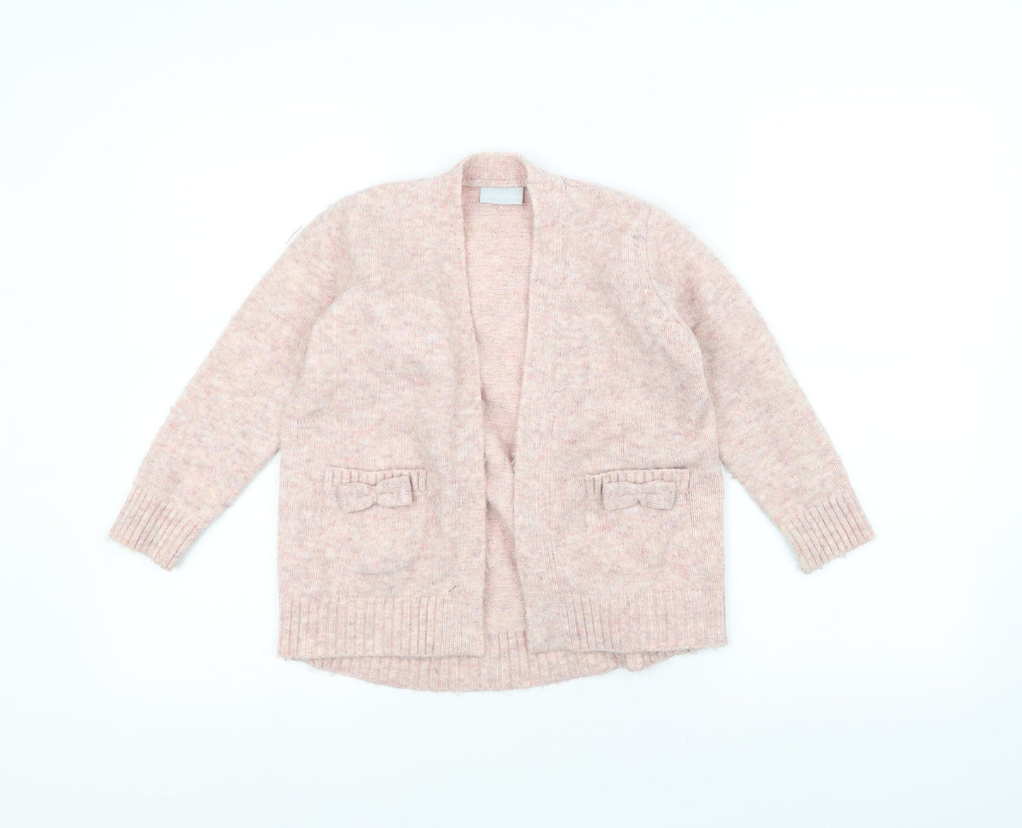 I love girls wear Girls Pink  Knit Jacket Coatigan Size 7-8 Years