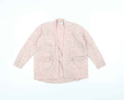 I love girls wear Girls Pink  Knit Jacket Coatigan Size 7-8 Years