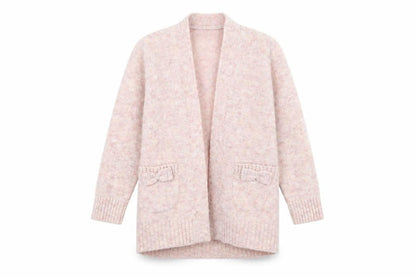 I love girls wear Girls Pink  Knit Jacket Coatigan Size 7-8 Years