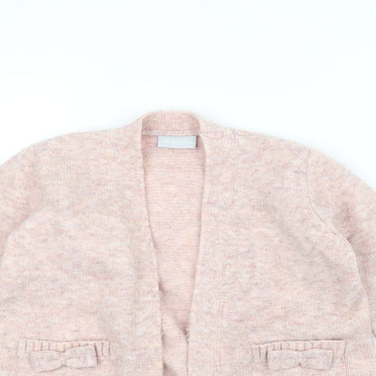 I love girls wear Girls Pink  Knit Jacket Coatigan Size 7-8 Years
