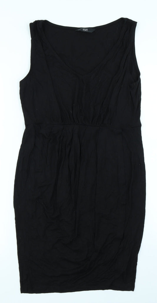 F&F Womens Black   Pencil Dress  Size 10
