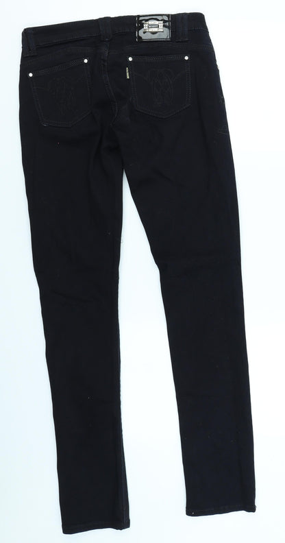 Musketeer Jeans Womens Black  Denim Skinny Jeans Size 28 in L30 in