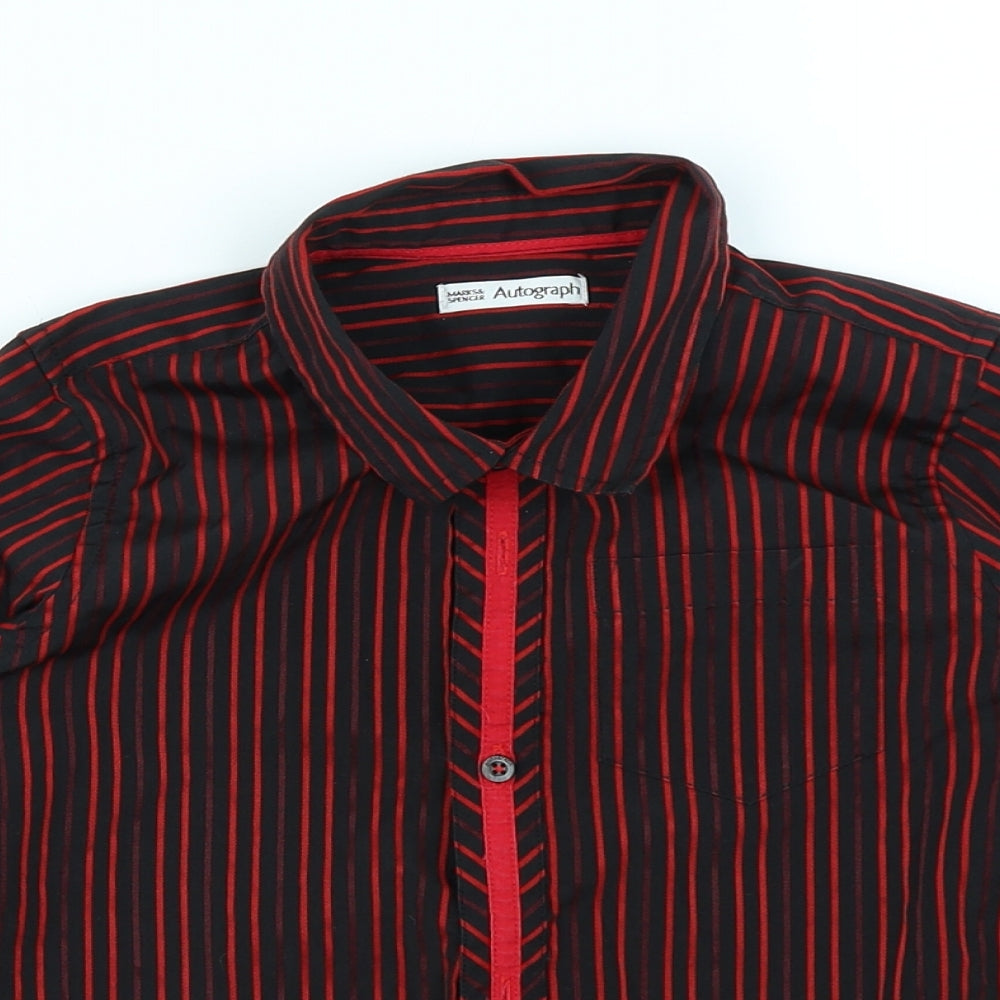Autograph Boys Red   Basic Button-Up Size 6-7 Years