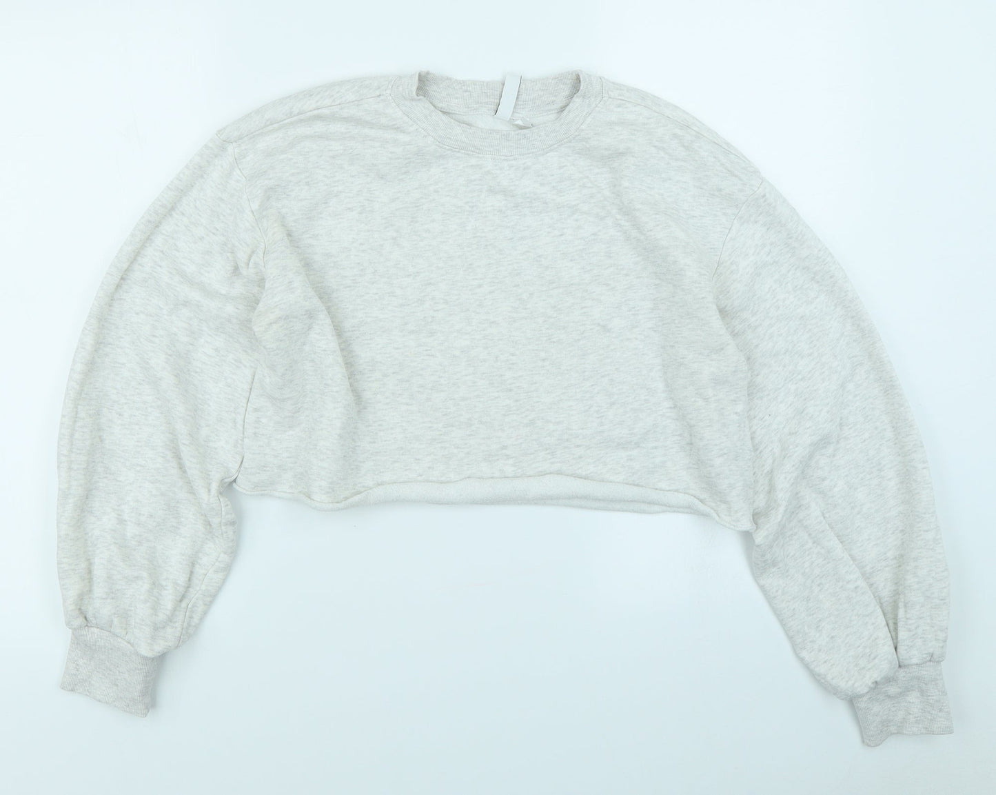 Divided Womens Grey   Pullover Sweatshirt Size S  - Cropped
