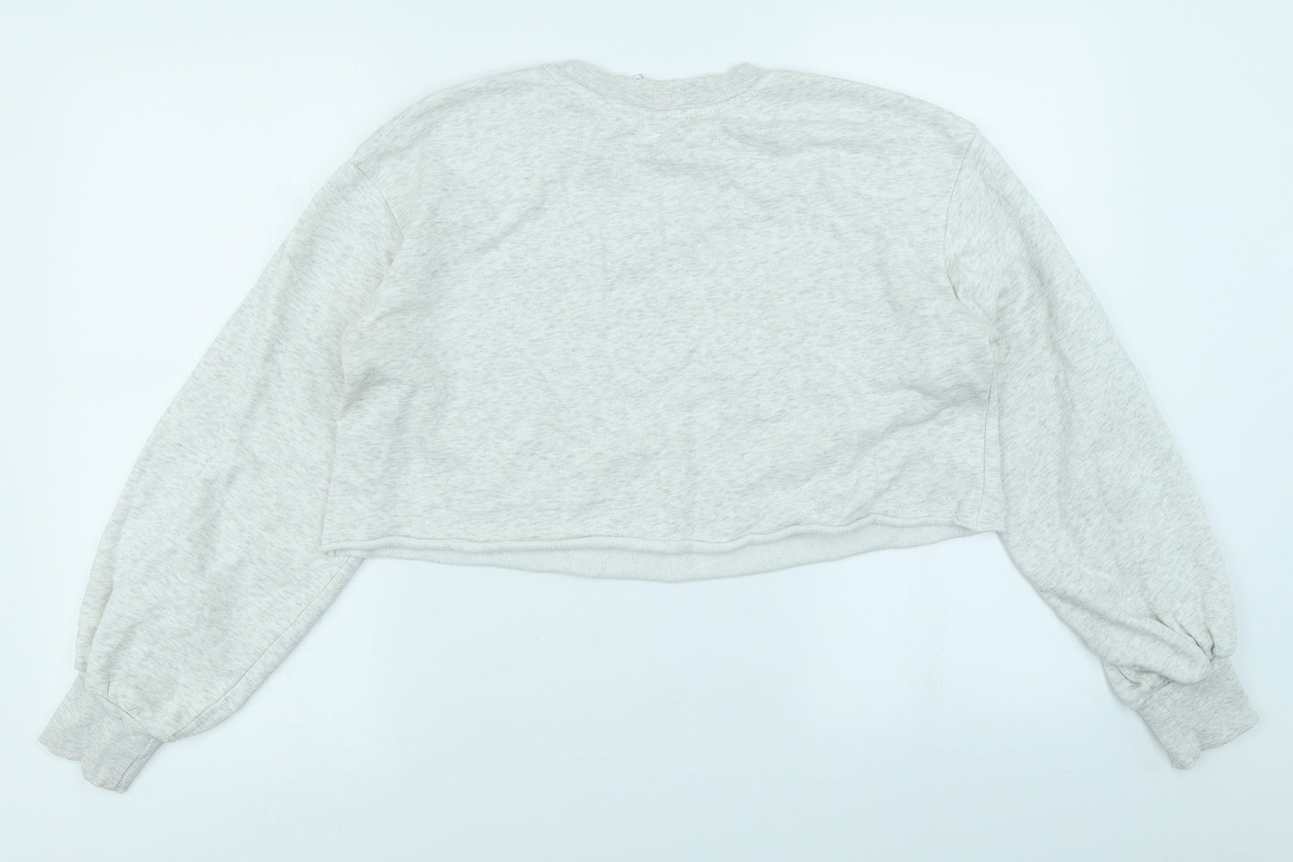 Divided Womens Grey   Pullover Sweatshirt Size S  - Cropped