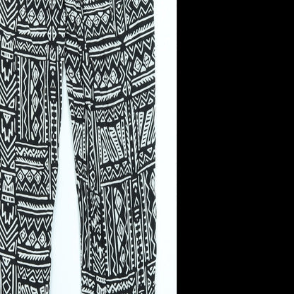 Womens UK Size 12 Divided Regular Fit Jogger Black Trousers