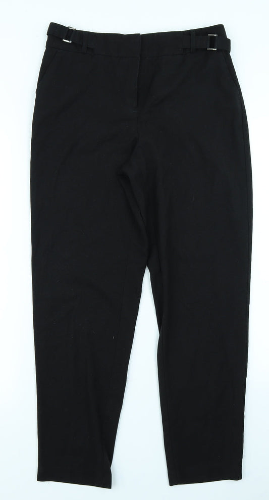 Womens UK Size 8 NEXT Regular Fit  Black Trousers