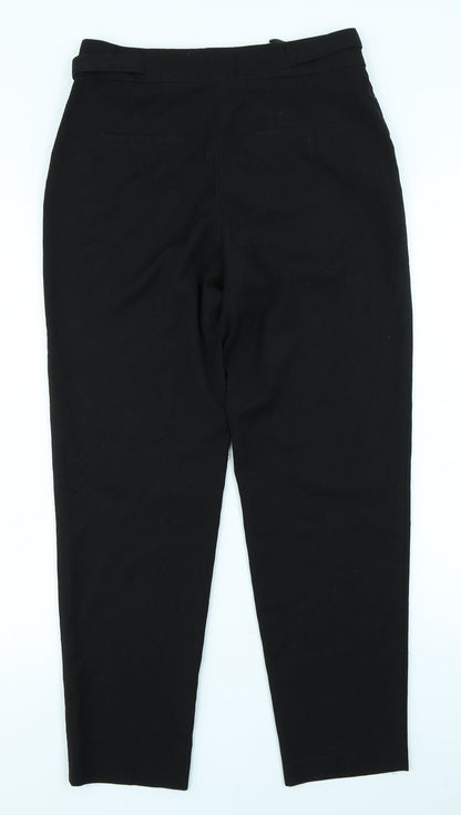 Womens UK Size 8 NEXT Regular Fit  Black Trousers