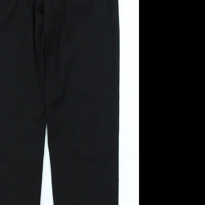 Womens UK Size 8 NEXT Regular Fit  Black Trousers